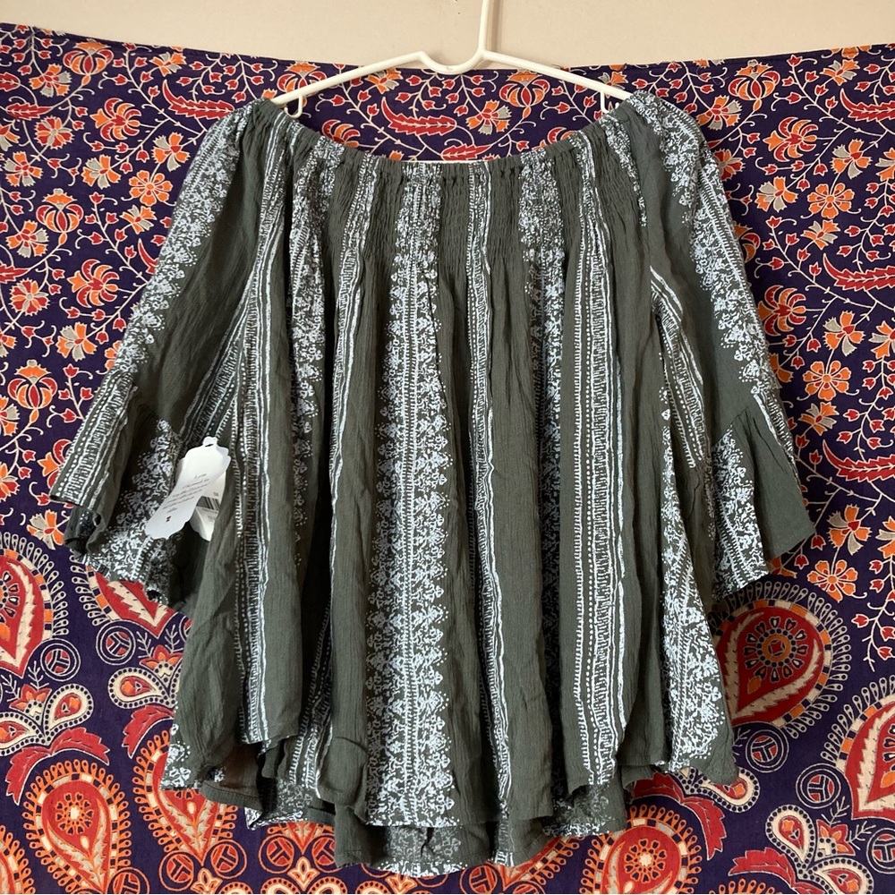 Altar’d State smocked boho blouse